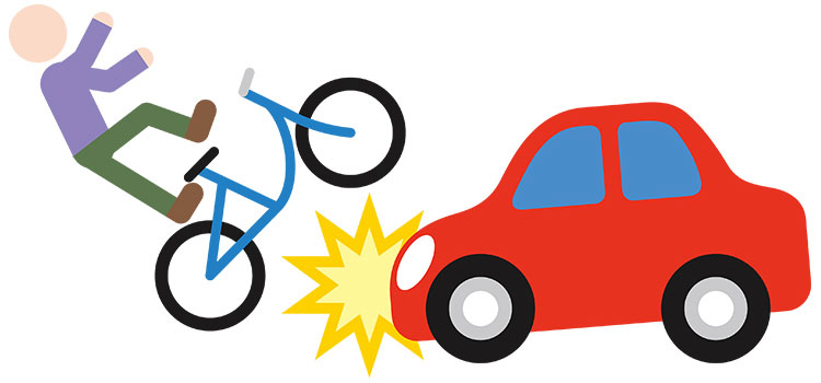 自転車の事故による賠償
